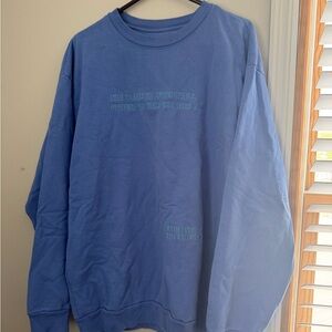 Boys Lie Blue Crewneck Sweatshirt Relaxed Fit